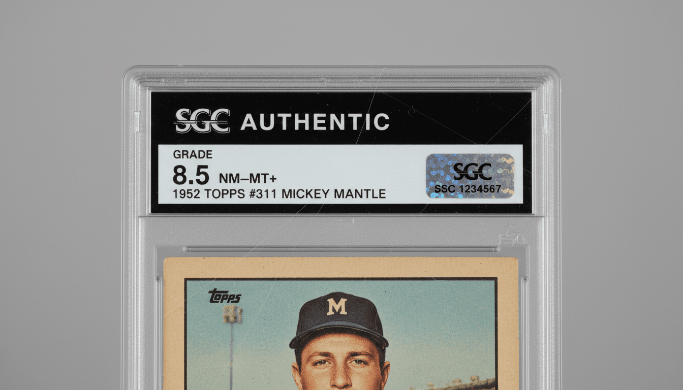 SGC graded memorabilia holder authentication detail